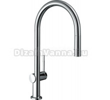 Комплект Смеситель Hansgrohe Talis M54 72800000 хром + Фартук черный