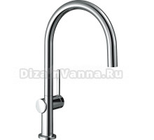 Комплект Смеситель Hansgrohe Talis M54 72804000 хром + Фартук черный