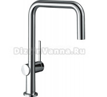 Комплект Смеситель Hansgrohe Talis M54 72806000 хром + Фартук черный