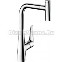 Комплект Смеситель Hansgrohe Talis Select S 72821000 + Фартук черный