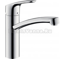 Комплект Смеситель Hansgrohe Focus 31806000 + Фартук черный