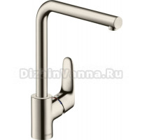 Комплект Смеситель Hansgrohe Focus 31817800 + Фартук черный