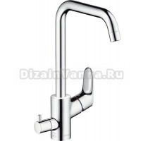 Комплект Смеситель Hansgrohe Focus E2 31823000 + Фартук черный