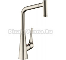 Комплект Смеситель Hansgrohe Metris 14820800 + Фартук черный