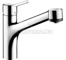 Комплект Смеситель Hansgrohe Talis S 32841000 + Фартук черный