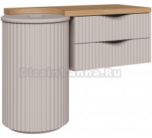 Тумба под раковину со столешницей STWORKI Lotus 107 white