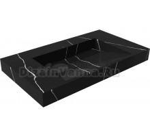 Раковина Armadi Art Flat Nero Marquina 80