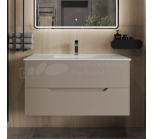 Тумба под раковину без столешницы Orange Line 100, латте матовый