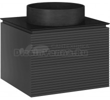 Тумба под раковину без столешницы Jorno Stone 60 антрацит