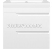 Тумба под раковину без столешницы Misty Софт 60 подвесная, белая эмаль