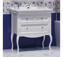 Тумба под раковину без столешницы Opadiris Валери 85 белая