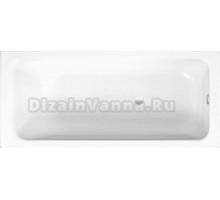 Стальная ванна Bette BetteSelect 180x80 см, встраиваемая, белая, на ножках, с шумоизоляцией