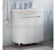 Тумба под раковину без столешницы Corozo Мирра 75 белая
