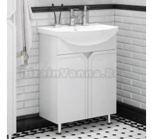 Тумба под раковину без столешницы Corozo Сириус 65 белая