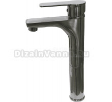 Смеситель для раковины SW Готланд высокий, воронёная сталь