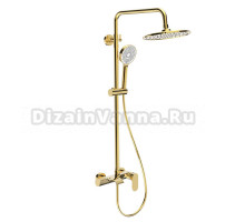 Душевая стойка STWORKI Вестфолл W1H306-G глянцевое золото