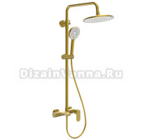 Душевая стойка STWORKI Вестфолл W1H306-BG матовое золото