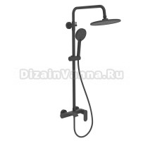 Душевая стойка STWORKI Вестфолл W1H306-MB черная матовая