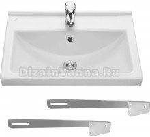 Раковина Santeri Визит с кронштейнами КСТ-250У2