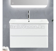 Тумба под раковину без столешницы BelBagno Albano-Cer 105 подвесная, bianco lucido