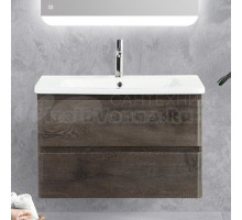 Тумба под раковину без столешницы BelBagno Albano-Cer 80 подвесная, robere nature grigio