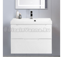 Тумба под раковину без столешницы BelBagno Vittoria 80 подвесная, bianco lucido