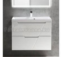 Тумба под раковину без столешницы BelBagno Vittoria 80 подвесная, bianco opaco