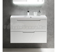 Тумба под раковину без столешницы BelBagno Vittoria 90 подвесная, bianco lucido