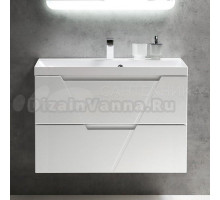 Тумба под раковину без столешницы BelBagno Vittoria 90 подвесная, bianco opaco