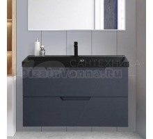 Тумба под раковину без столешницы BelBagno Vittoria 100 подвесная, grigio opaco