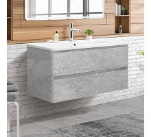 Тумба под раковину без столешницы BelBagno Albano-Cer 105 подвесная, cemento verona grigio