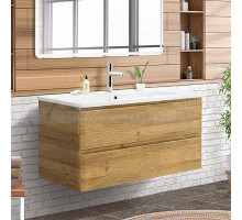 Тумба под раковину без столешницы BelBagno Albano-Cer 105 подвесная, rovere rustico