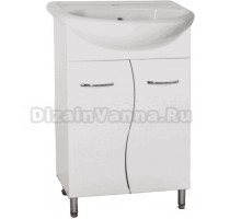 Тумба под раковину без столешницы Style Line Эко Стандарт №12 50, напольная, белая