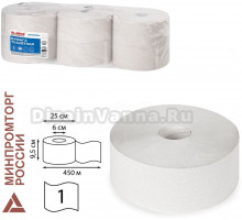 Туалетная бумага Laima Universal T1 натуральная (Блок: 6 рулонов)