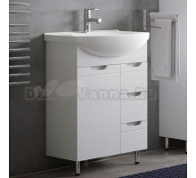 Тумба под раковину без столешницы Corozo Лея 65 белая