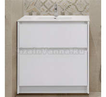 Тумба под раковину без столешницы BelBagno Kraft 39 80 напольная, bianco opaco