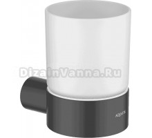 Стакан AQUATEK Лира AQ4404MB матовый черный