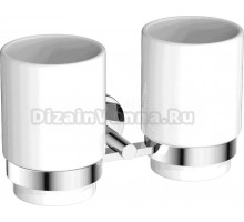 Стакан AQUATEK Бетта AQ4617CR двойной, хром