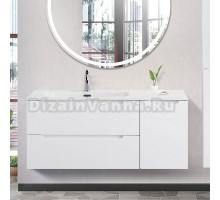 Тумба под раковину без столешницы BelBagno Etna 120 L 2 ящика, дверца, bianco lucido