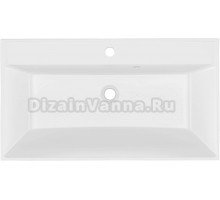 Мебельная раковина Paola Alba 800 врезная с отверстием под смеситель