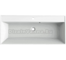 Мебельная раковина Paola Alba 1000 врезная с отверстием под смеситель