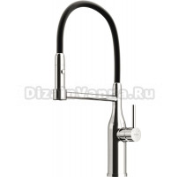 Смеситель для кухни Sancos Pride SC4011BNG с гибким изливом, нержавеющая сталь