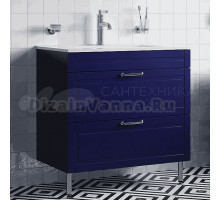 Тумба под раковину без столешницы IDDIS Oxford 80 напольная, синяя, под раковину 0138000i28
