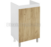 Тумба под раковину без столешницы DIWO Кострома 50 напольная, дуб крафт