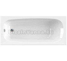 Акриловая ванна Cezares Eco ECO-155-70-41-W37 155x70 см, пристенная, белая