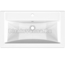 Мебельная раковина Paola Mario 800 врезная с отверстием под смеситель