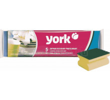 Губка для посуды York 031020 профилированные, 5 шт
