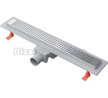 Душевой трап (лоток) EWRIKA 60 см с решеткой Ice, хром