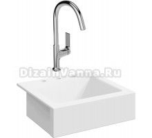 Комплект Мойка Domaci Сиена 50166-101 с 3 отверстиями, белый глянец + Смеситель STWORKI HDA4228XH2