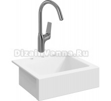 Комплект Мойка Domaci Сиена 50166-101 с 3 отверстиями, белый глянец + Смеситель STWORKI HDA5708XH2